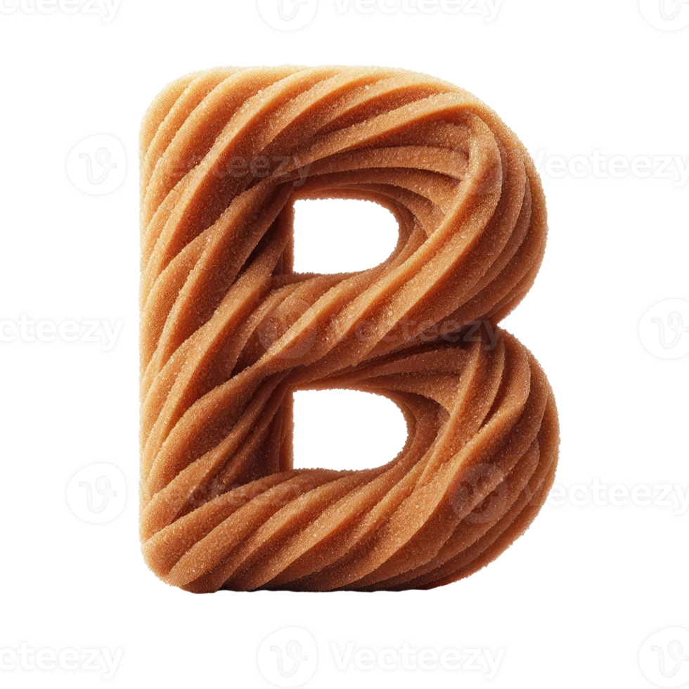 AI generated Isolated 3D Letter on a Clear PNG Canva