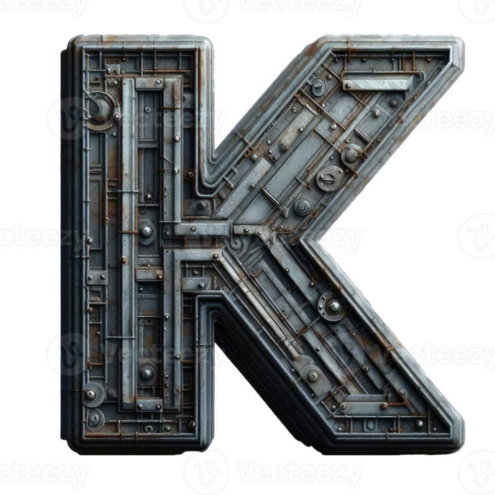 AI generated Isolated 3D Letter on a Clear PNG Canva