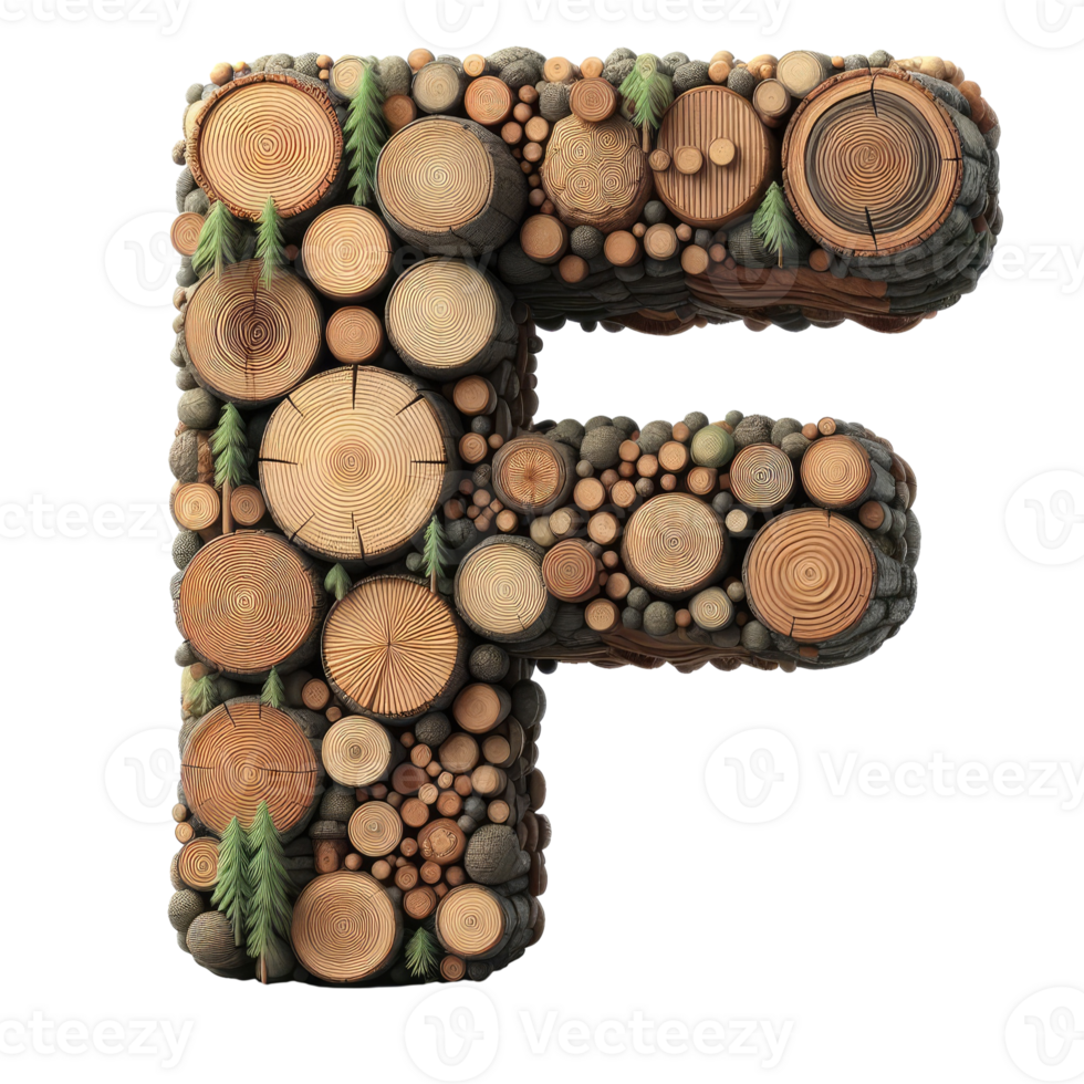 AI generated Isolated 3D Letter on a Clear PNG Canva