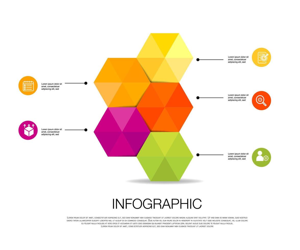 infografía modelo 5 5 paso para negocio dirección, márketing estrategia, diagrama, datos, resplandor, flecha línea de tiempo, para presentación reporte y Progreso vector