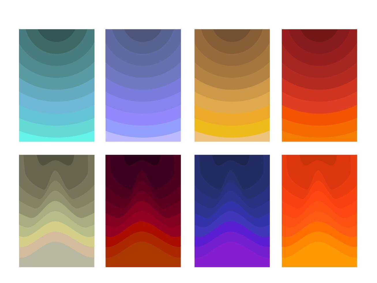 Vibrant Business Card and Abstract background Set vector