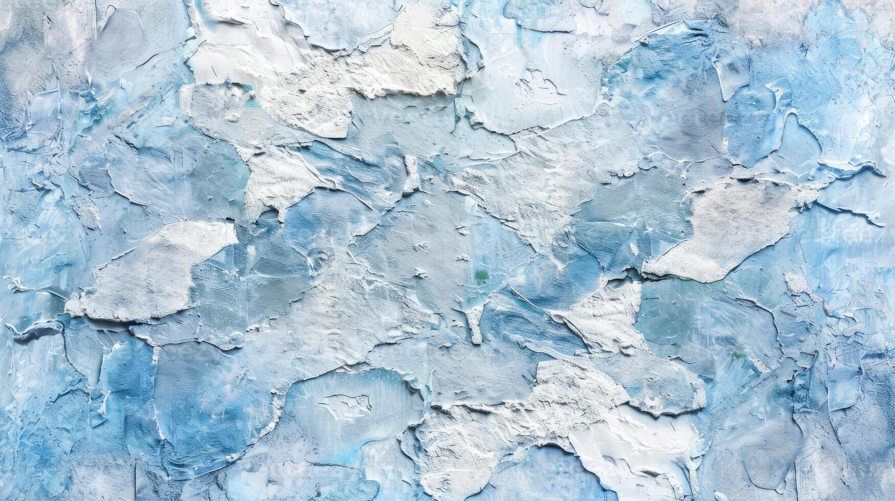 AI generated Textured background of blue rough filler plaster on a facade wall. Ai Generated photo