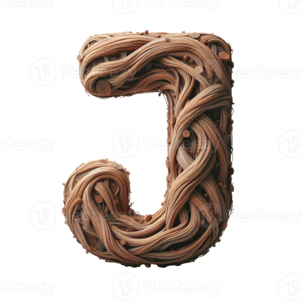 AI generated Isolated 3D Letter on a Clear PNG Canva