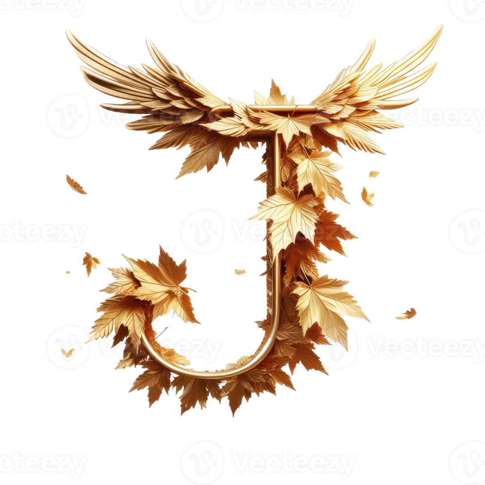 AI generated Isolated 3D Letter on a Clear PNG Canva