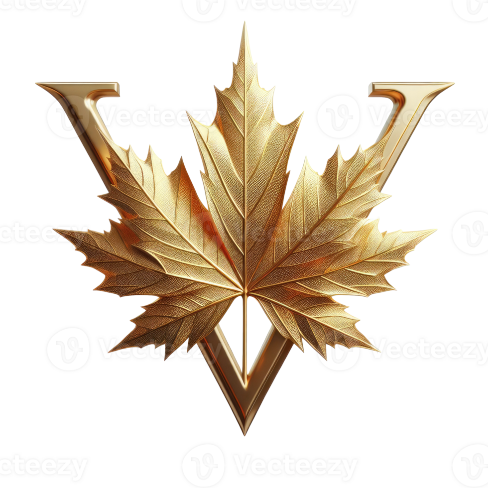AI generated Isolated 3D Letter on a Clear PNG Canva