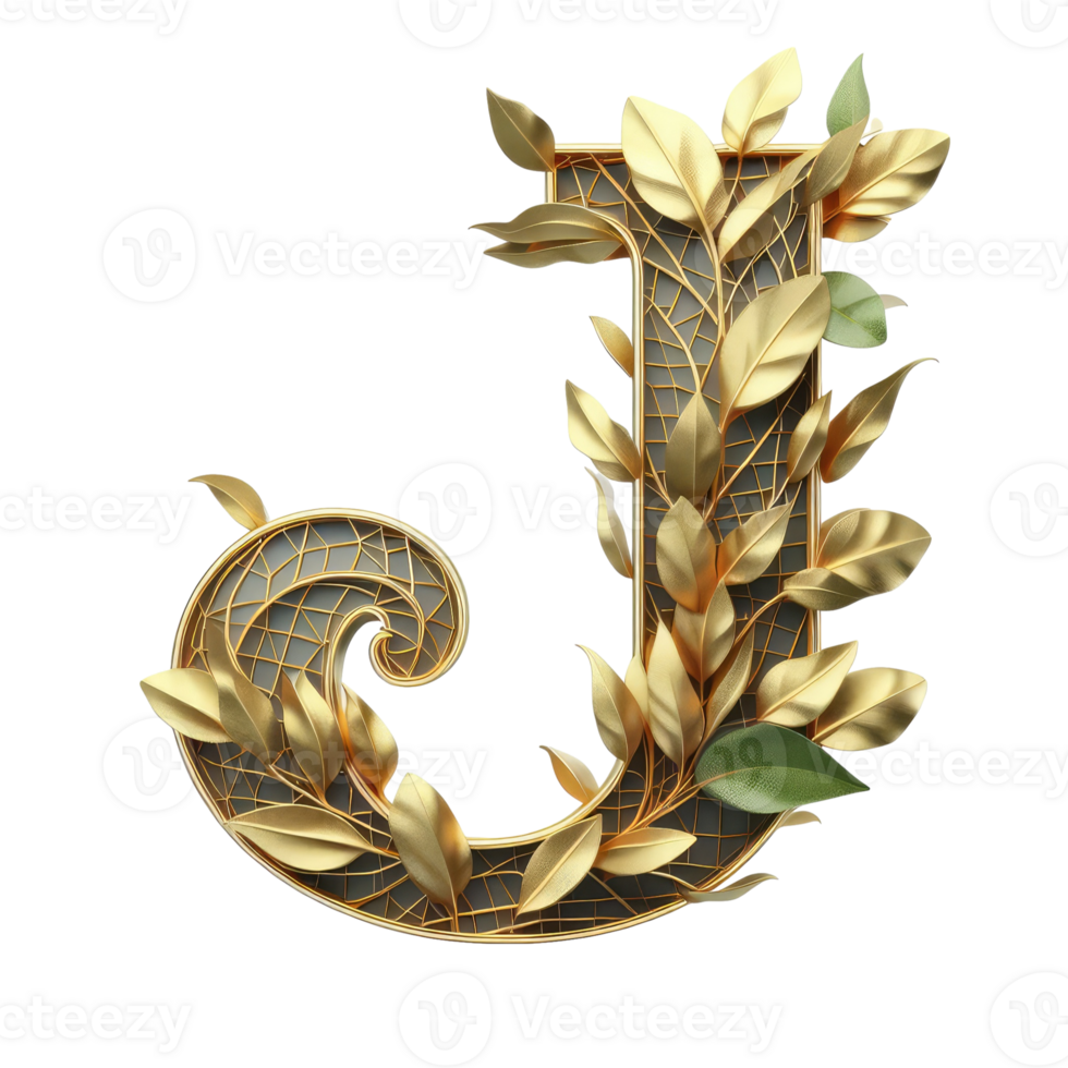 AI generated Isolated 3D Letter on a Clear PNG Canva