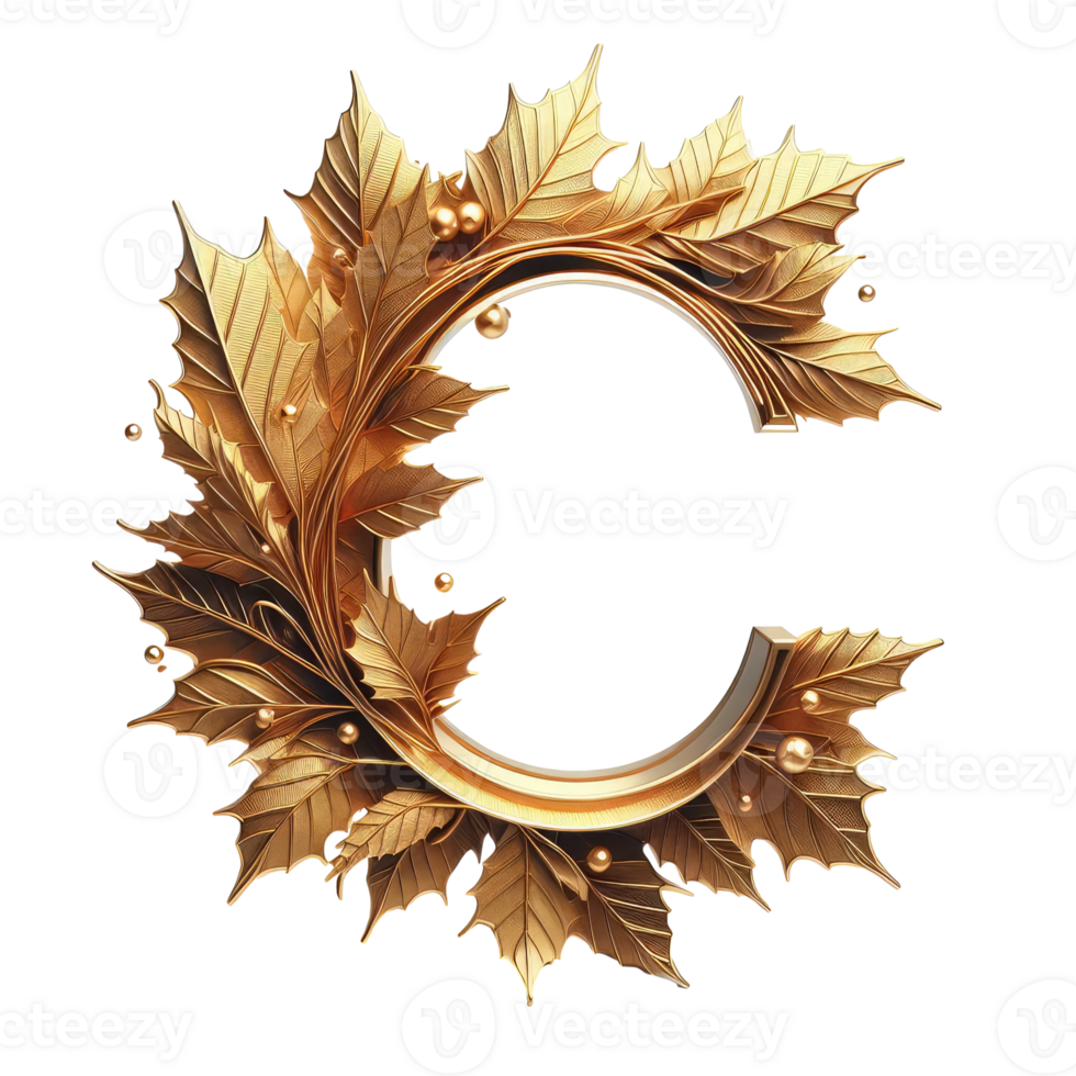 AI generated Isolated 3D Letter on a Clear PNG Canva