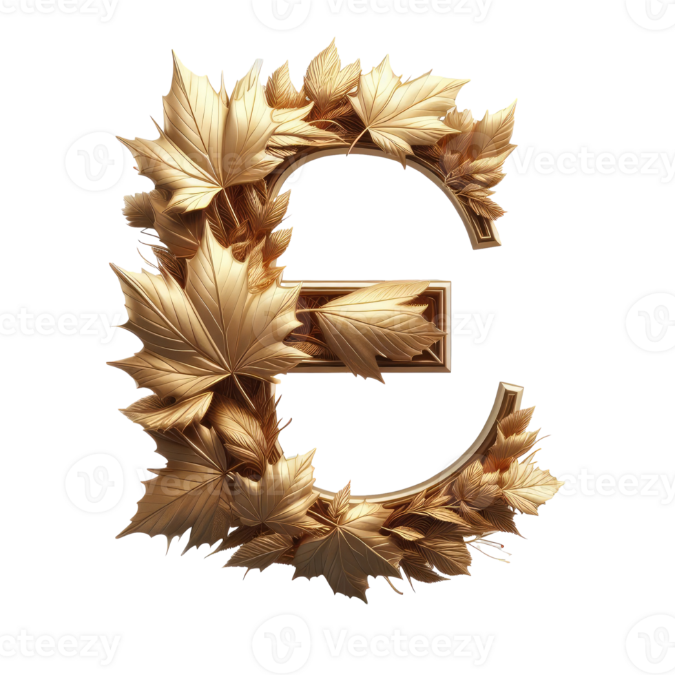 AI generated Isolated 3D Letter on a Clear PNG Canva