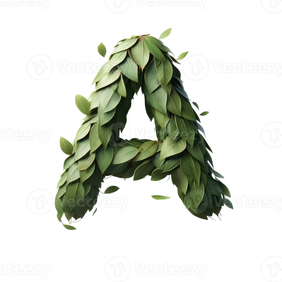 AI generated Isolated 3D Letter on a Clear PNG Canva