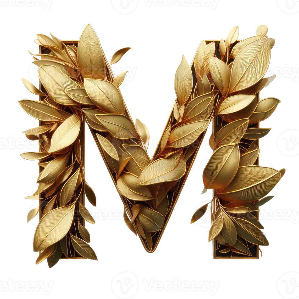 AI generated Isolated 3D Letter on a Clear PNG Canva