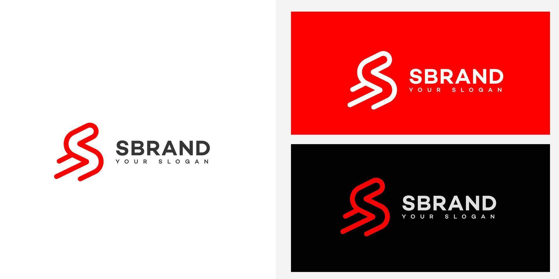 S Letter Logo Vector Design Icon Brand Identity Sign Symbol