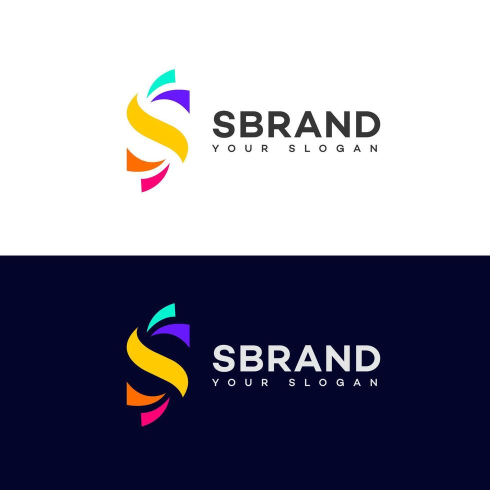 S Letter Logo Vector Design Icon Brand Identity Sign Symbol
