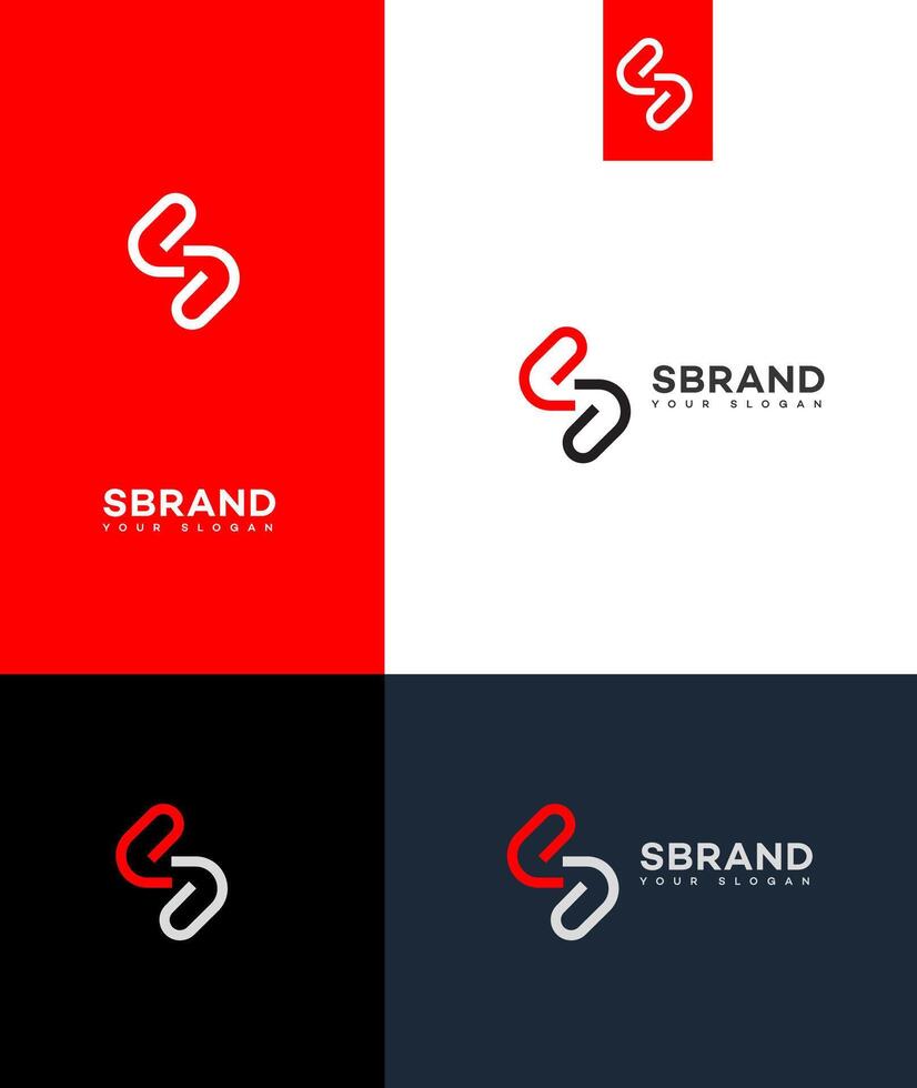 S Letter Logo Vector Design Icon Brand Identity Sign Symbol