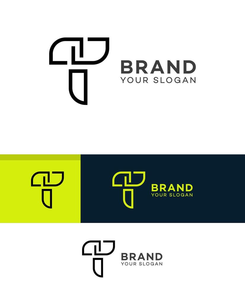 T Letter Logo Vector Icon Brand Identity Sign Symbol