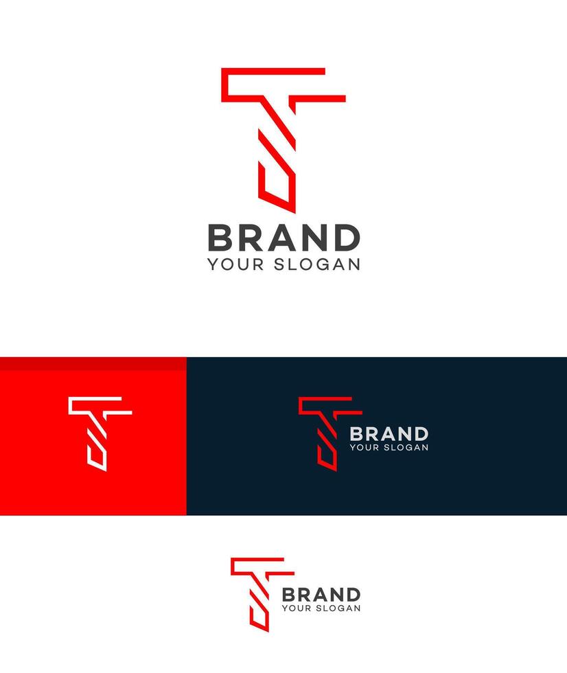T Letter Logo Vector Icon Brand Identity Sign Symbol
