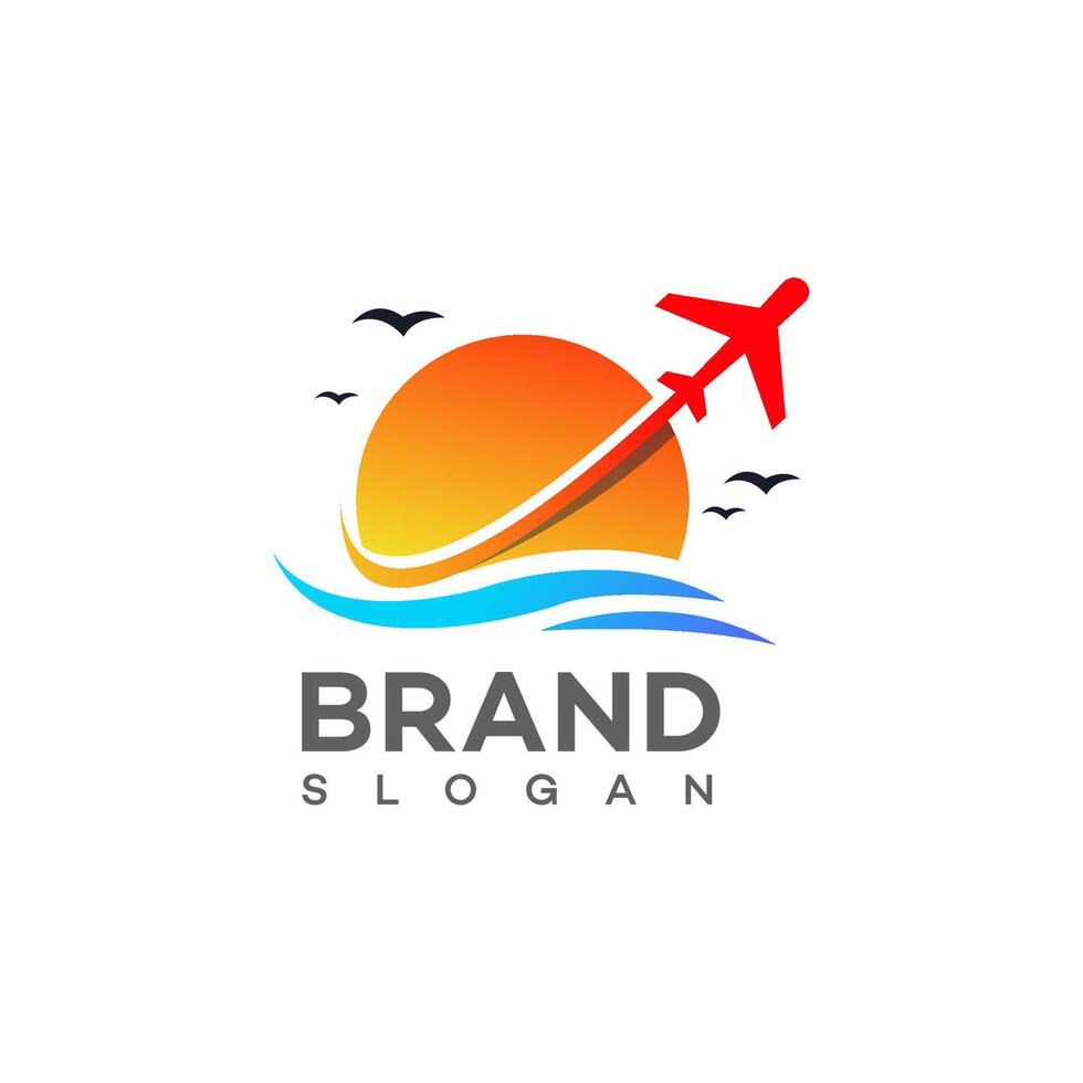 air travel logo Icon Brand Identity Sign Symbol vector