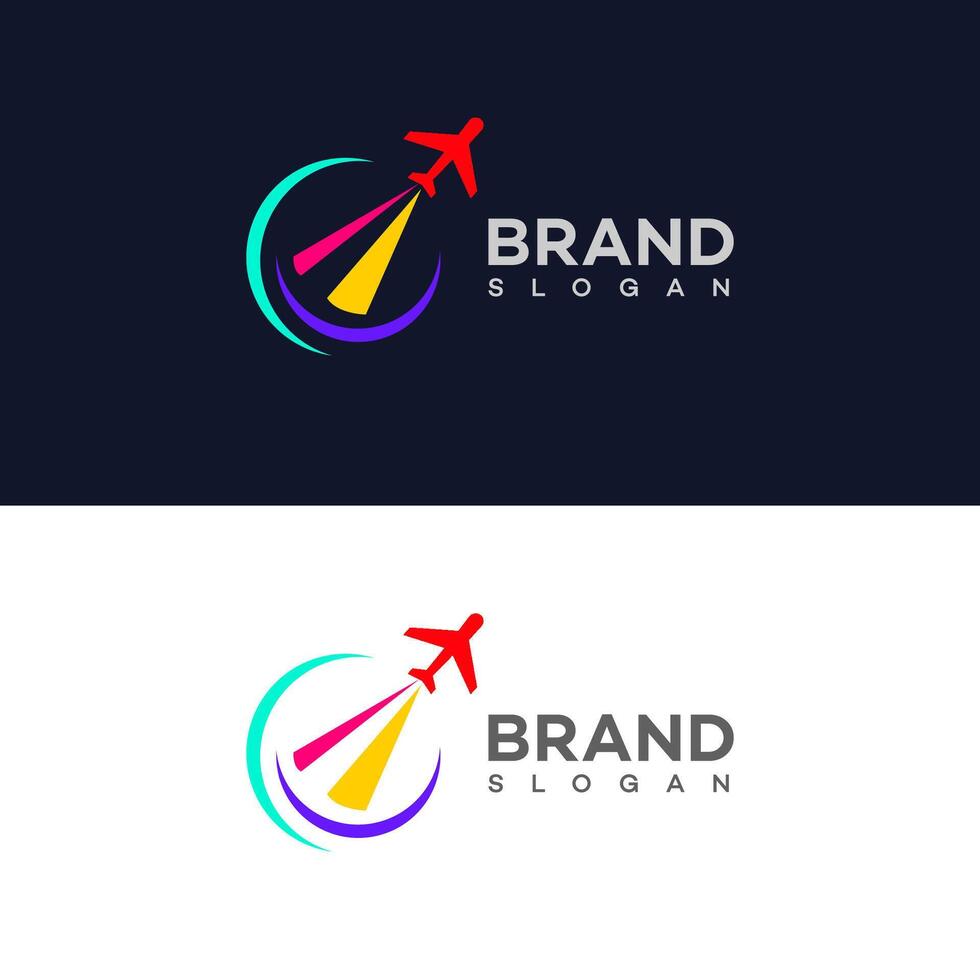 aire viaje logo icono marca identidad firmar símbolo vector