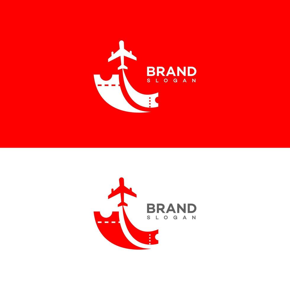 aire boleto logo icono marca identidad firmar símbolo vector