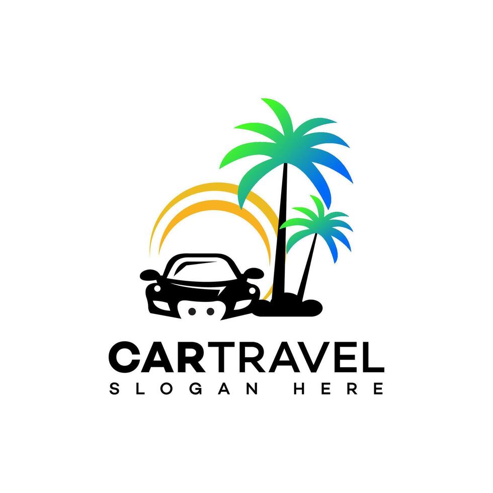 car travels logo Icon Brand Identity Sign Symbol vector