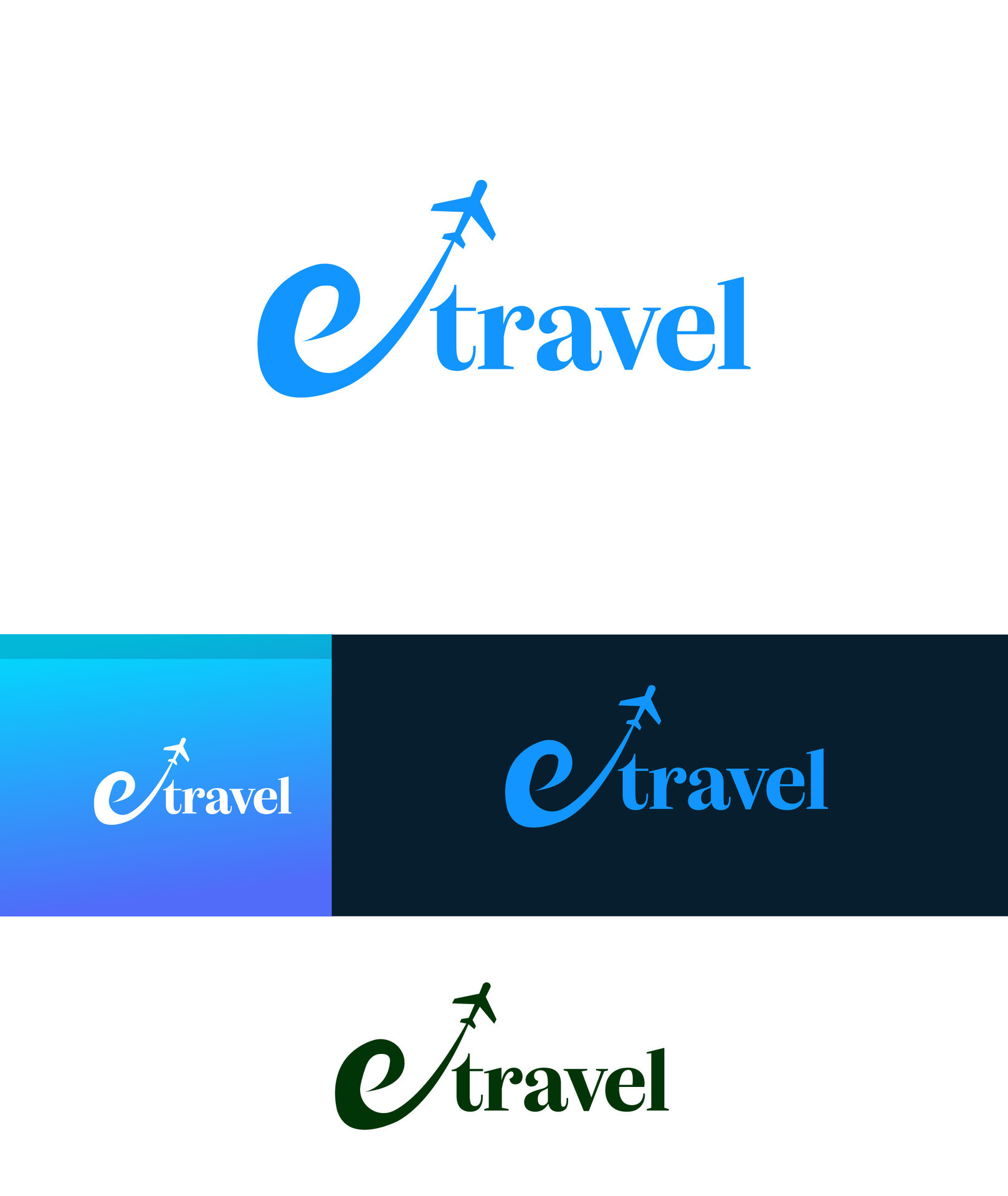 e travel logo Icon Brand Identity Sign Symbol 39646516 Vector Art at