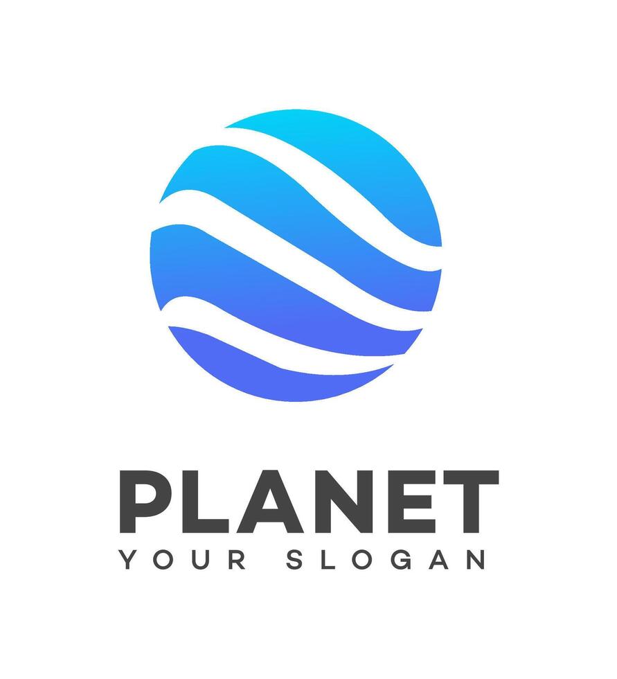 Planet logo Icon Brand Identity Sign Symbol vector