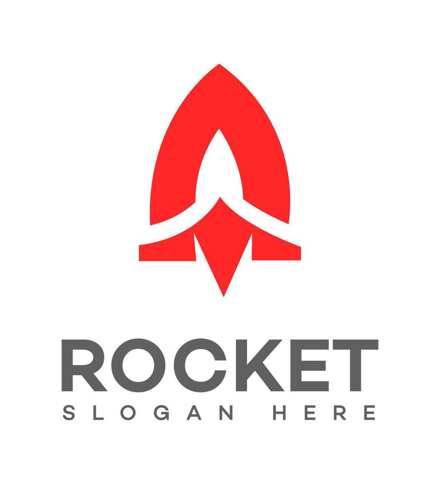 Rocket Logo Icon Brand Identity Sign Symbol vector