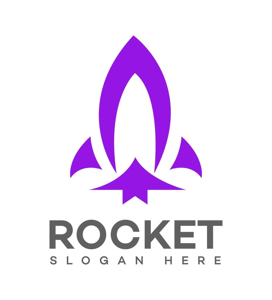 Rocket Logo Icon Brand Identity Sign Symbol vector