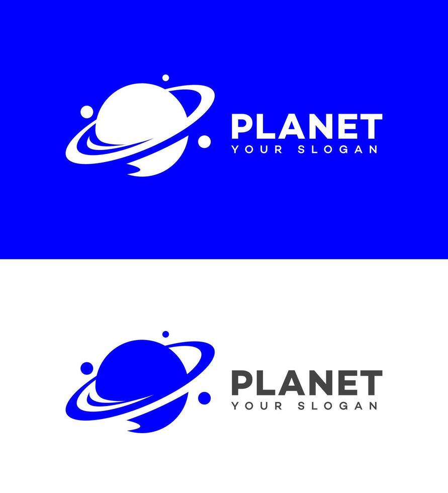 planeta logo icono marca identidad firmar símbolo vector