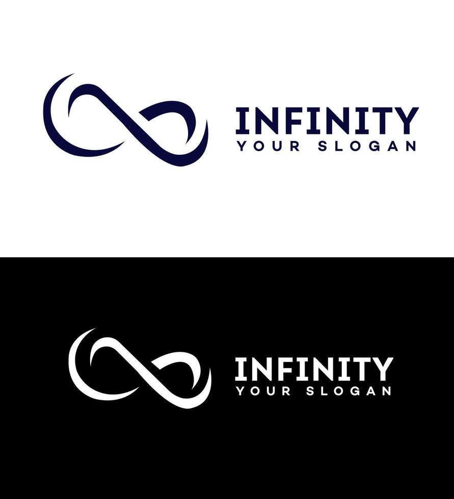 infinito logo icono marca identidad firmar símbolo vector