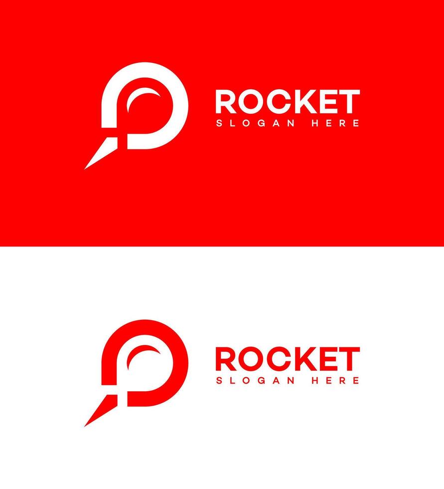 Rocket Logo Icon Brand Identity Sign Symbol vector