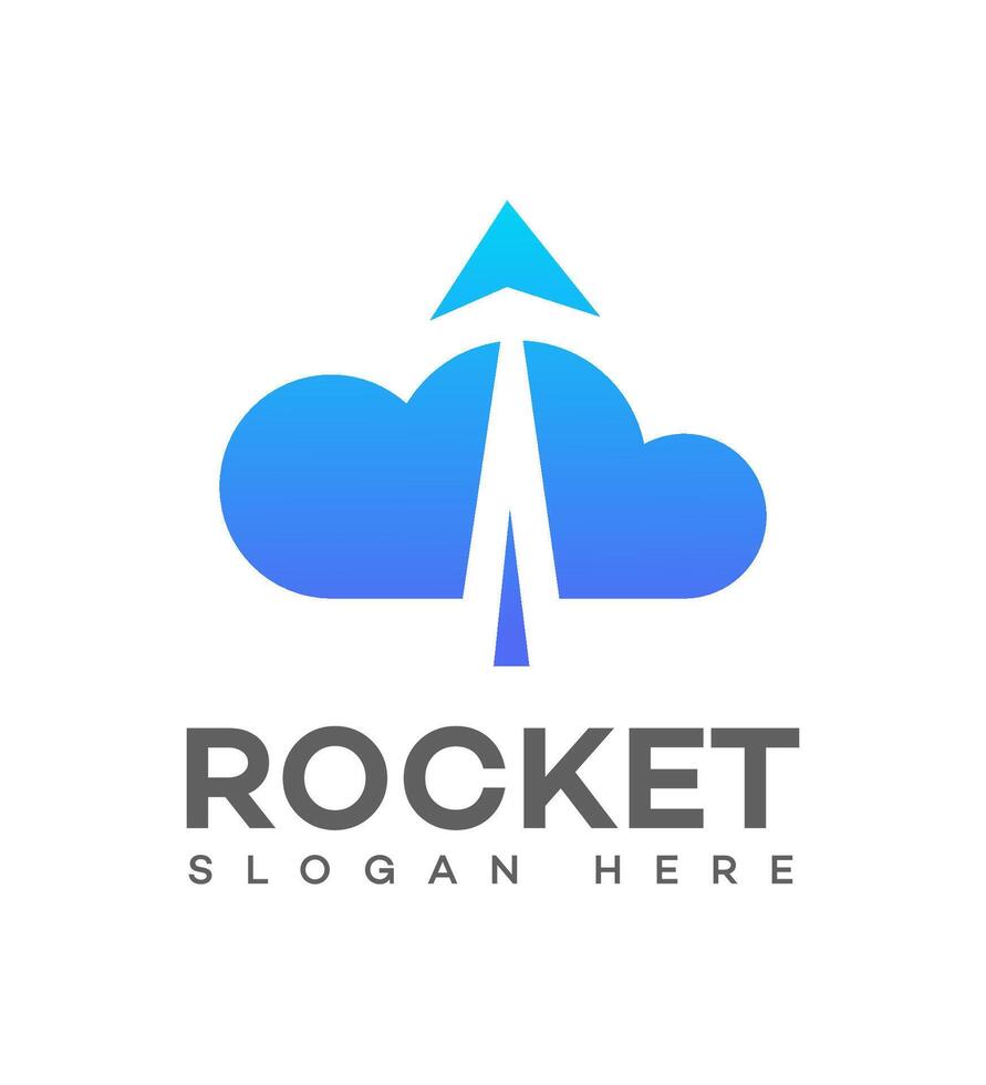 Rocket Logo Icon Brand Identity Sign Symbol vector