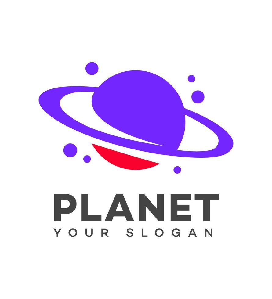 planeta logo icono marca identidad firmar símbolo vector