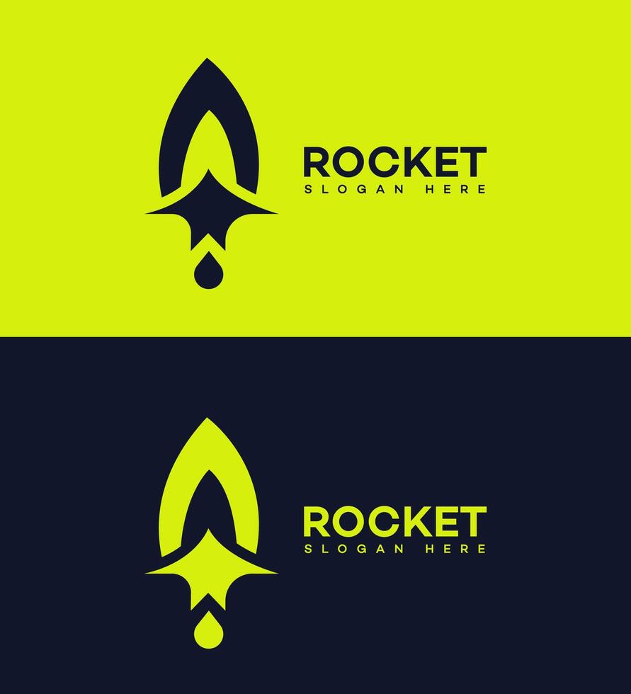 Rocket Logo Icon Brand Identity Sign Symbol vector