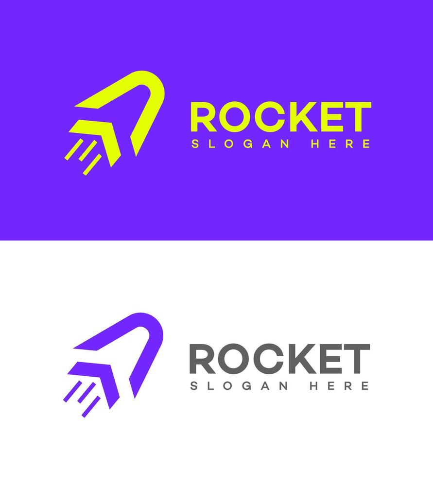 Rocket Logo Icon Brand Identity Sign Symbol vector