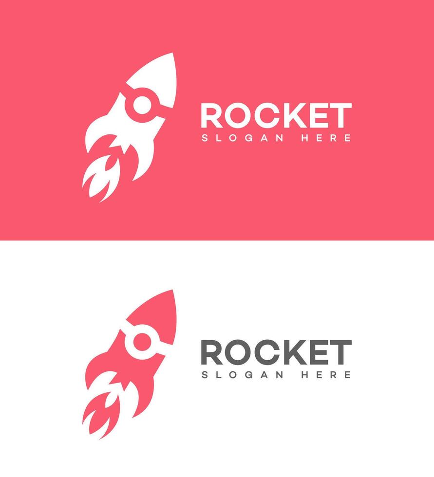 Rocket Logo Icon Brand Identity Sign Symbol vector