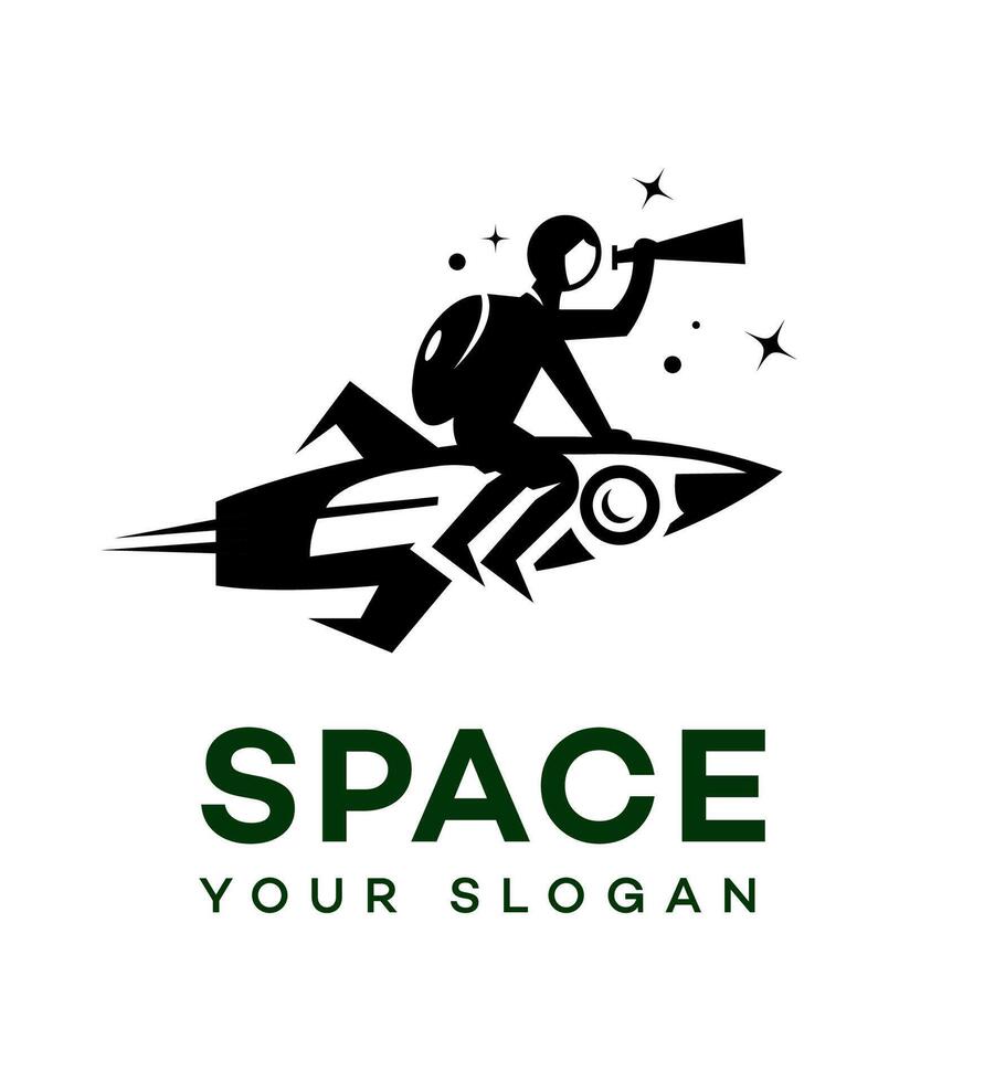 space travel logo Icon Brand Identity Sign Symbol vector