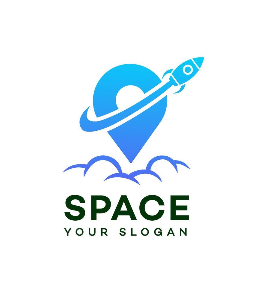 space travel logo Icon Brand Identity Sign Symbol vector