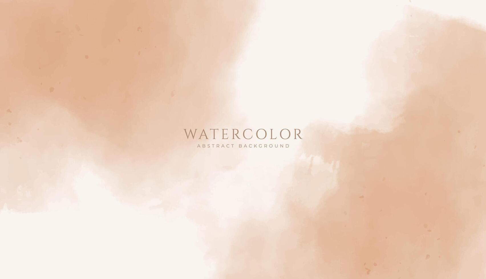 Abstract horizontal watercolor background. Neutral light colored empty space background illustration vector