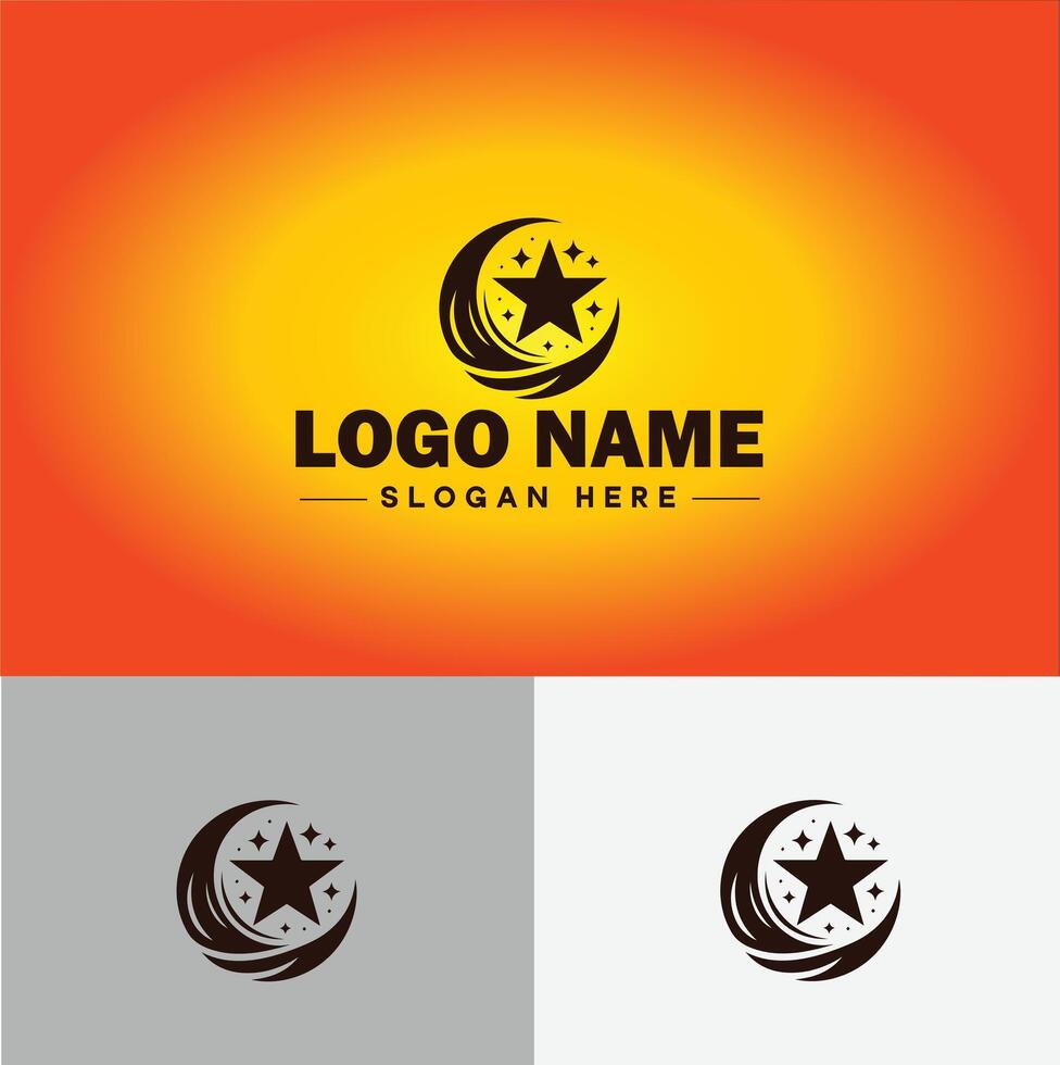 Star logo vector art icon graphics for business brand icon star logo template