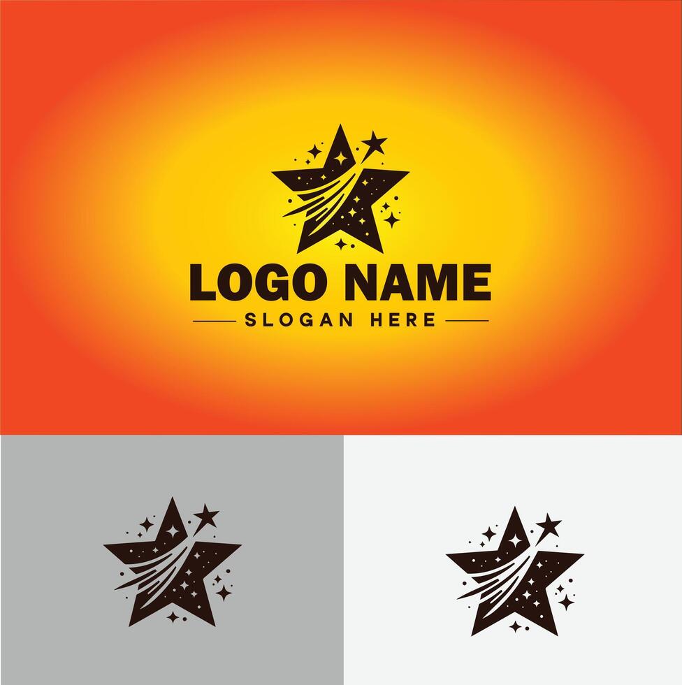 Star logo vector art icon graphics for business brand icon star logo template