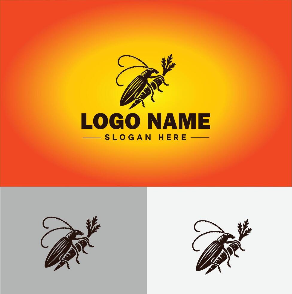 Weevil insect pest logo vector art icon graphics for business brand icon weevil logo template