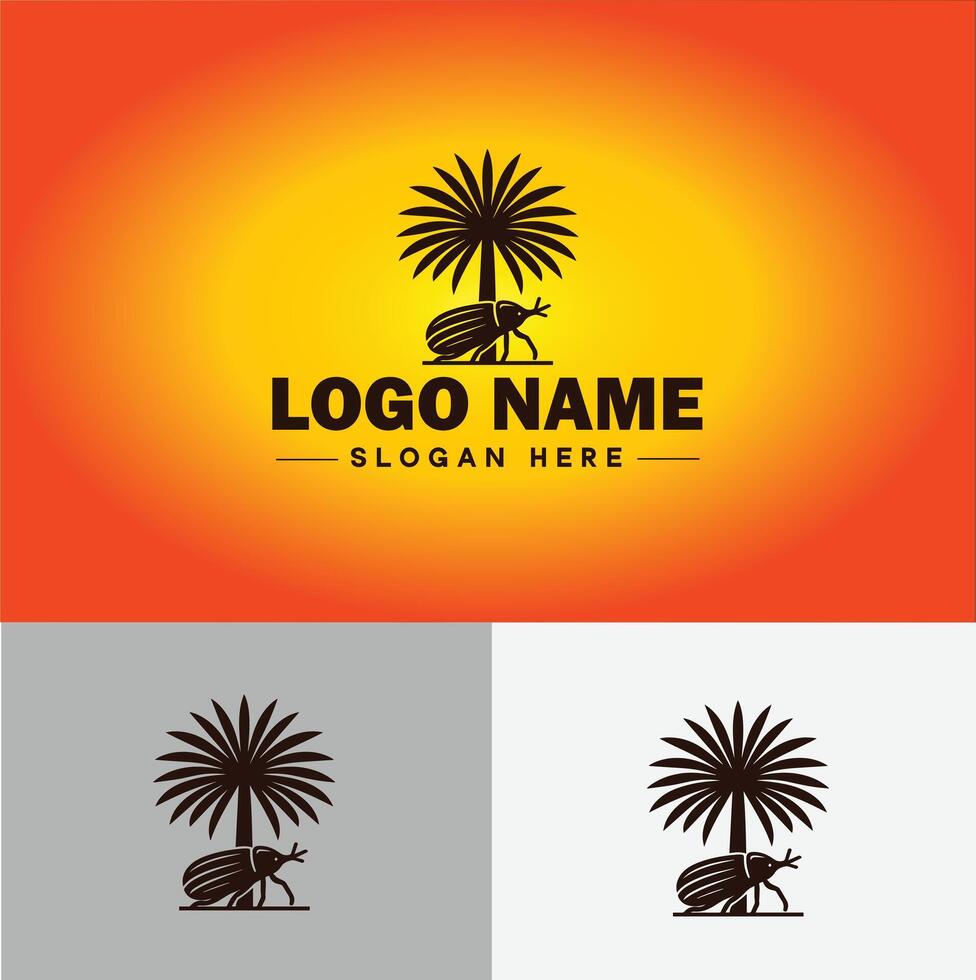 Weevil insect pest logo vector art icon graphics for business brand icon weevil logo template