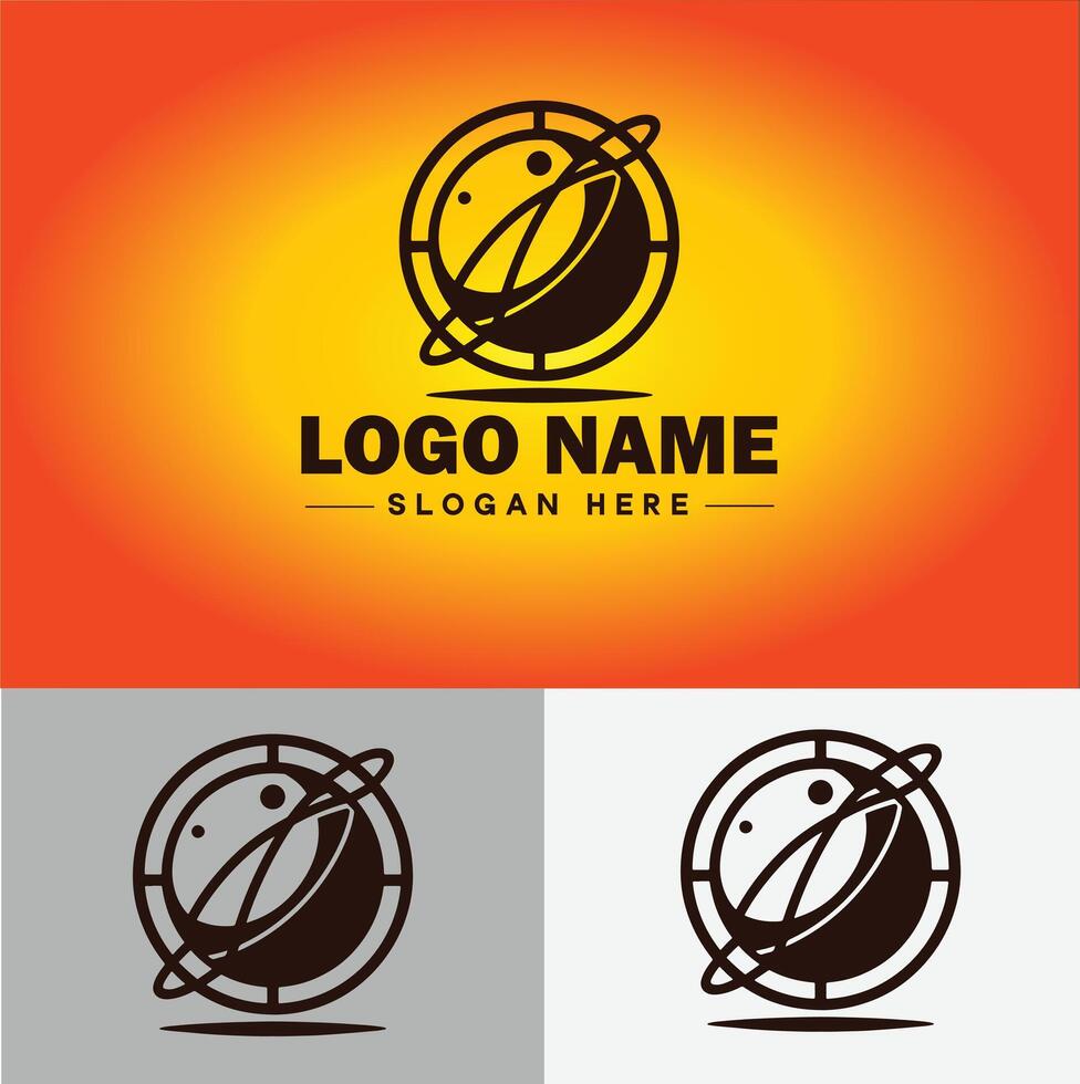 globe icon logo earth planet vector art graphics for business brand icon globe logo template