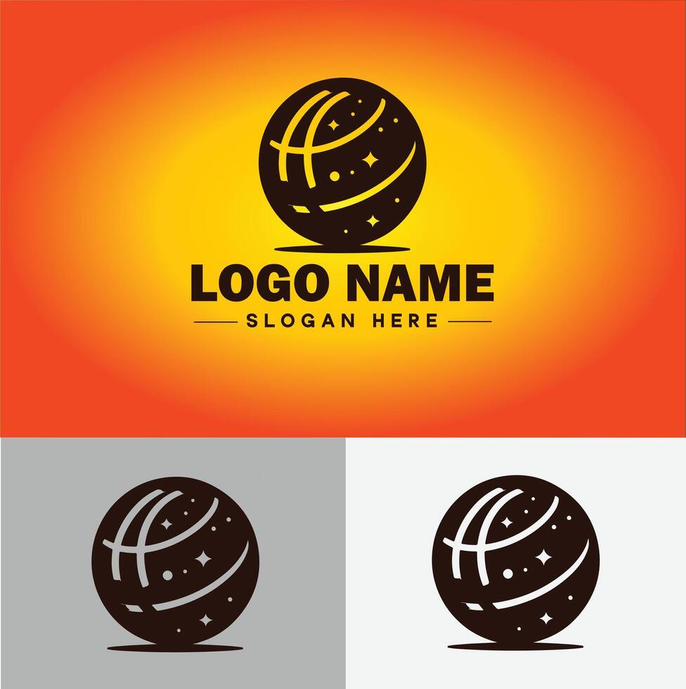globo icono logo tierra planeta vector Arte gráficos para negocio marca icono globo logo modelo
