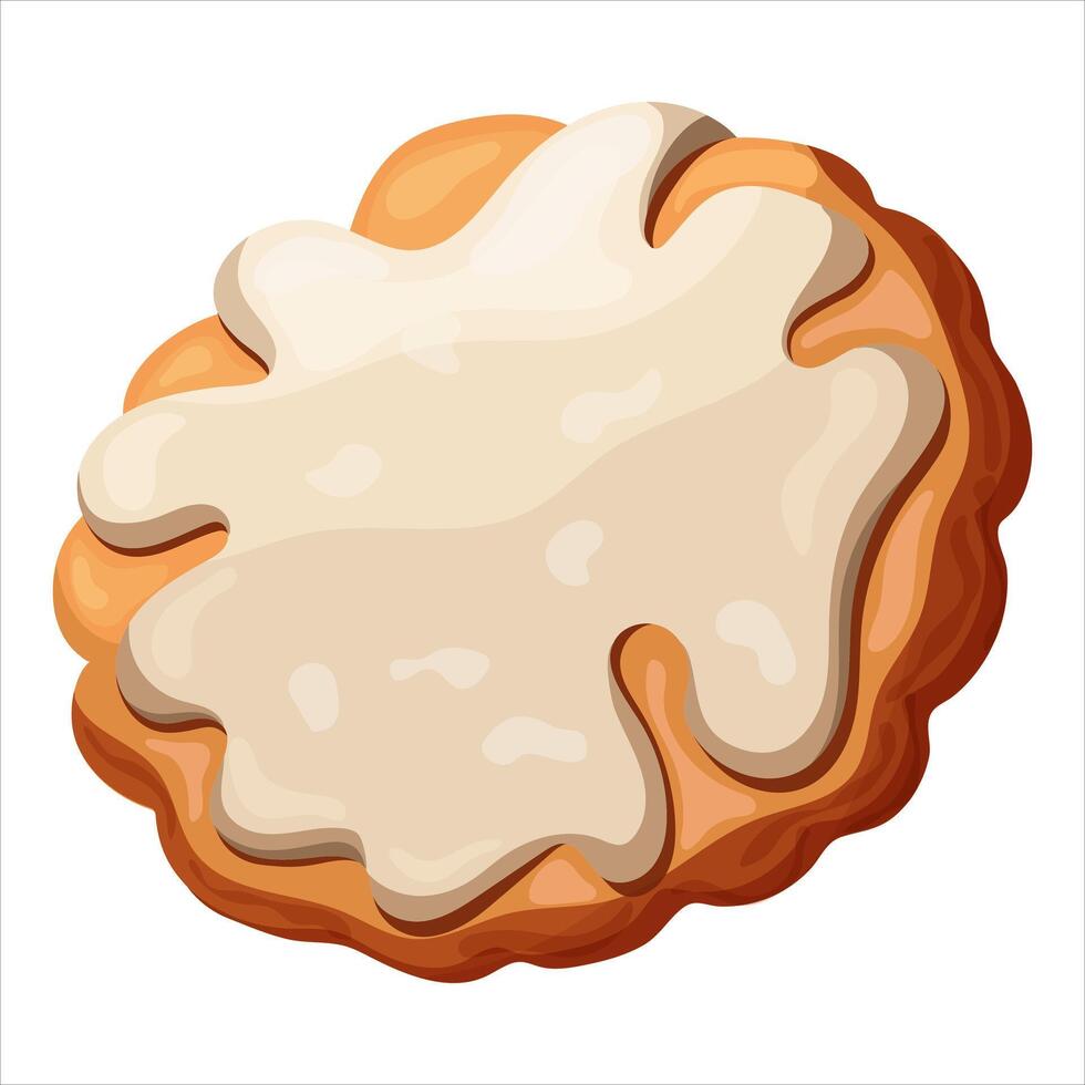 Cookies, confectionery. Vector illustration on a white background.