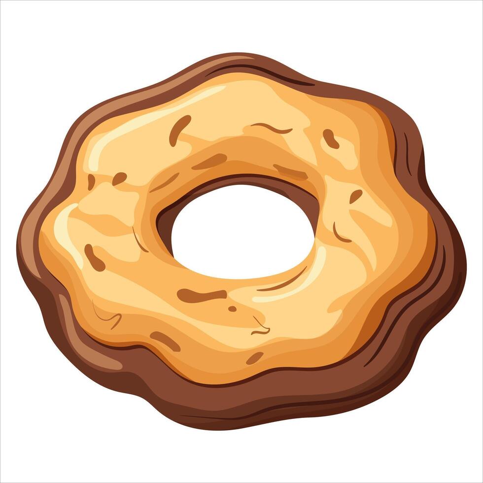 Cookies, confectionery. Vector illustration on a white background.