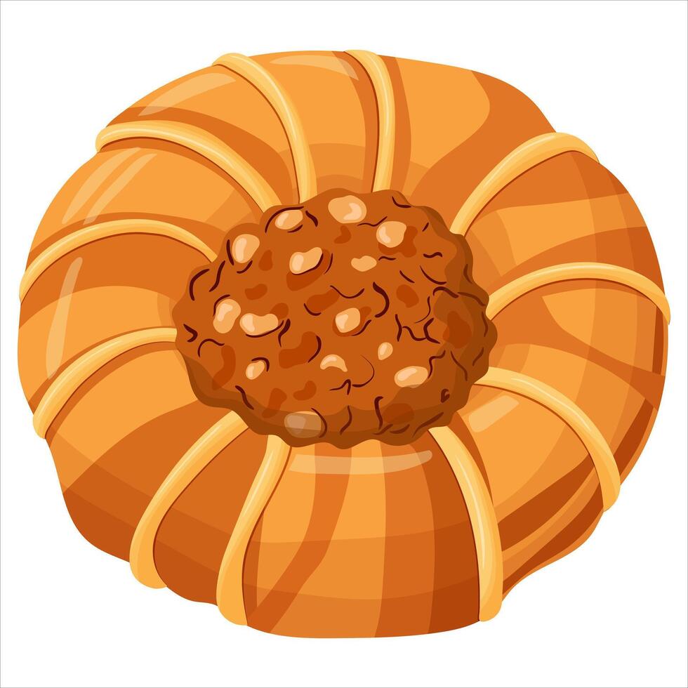 Cookies, confectionery. Vector illustration on a white background.