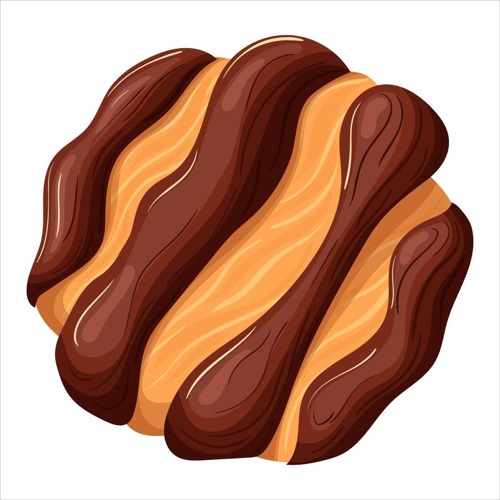 Cookies, confectionery. Vector illustration on a white background.