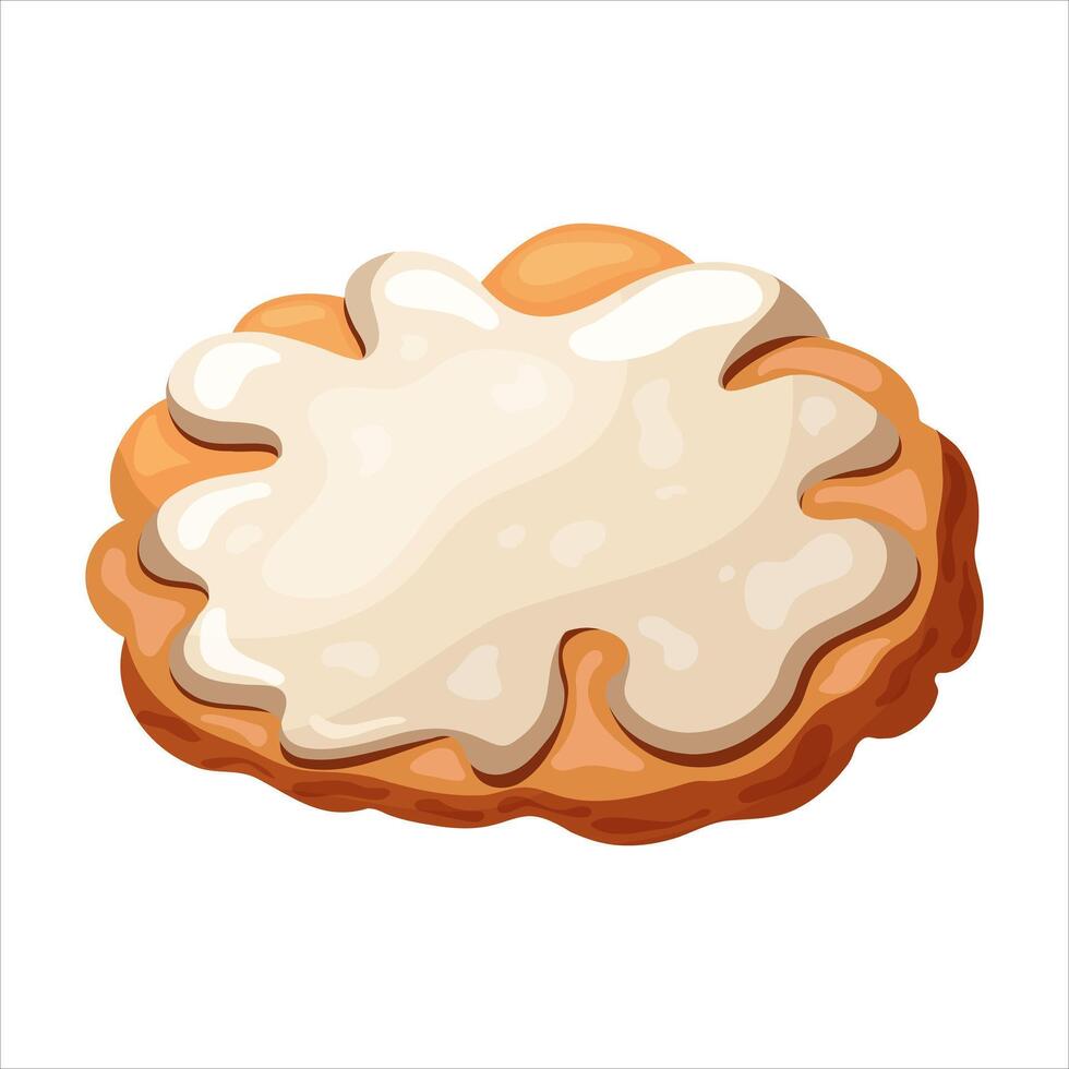 Cookies, confectionery. Vector illustration on a white background.