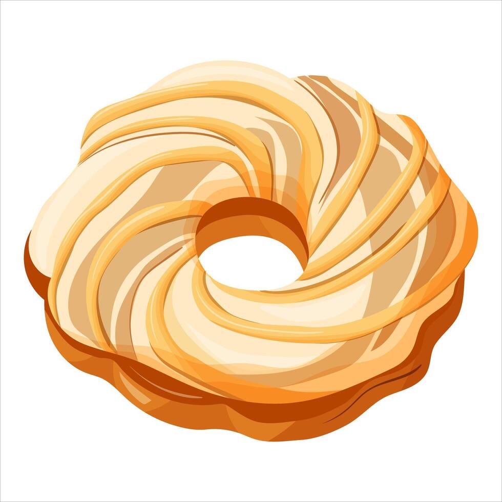 Cookies, confectionery. Vector illustration on a white background.